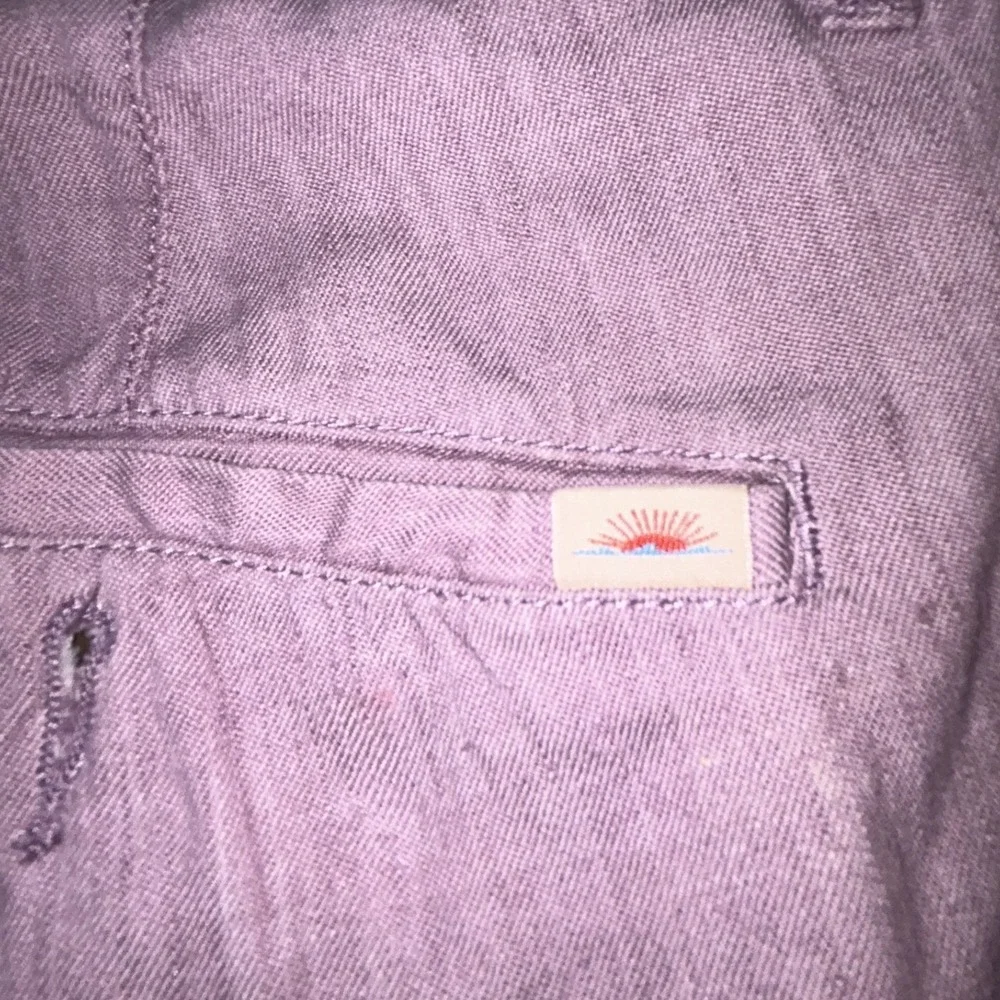 Faherty Shorts Mens 36 Pink Linen Blend Casual Chino Lightweight Summer Pockets